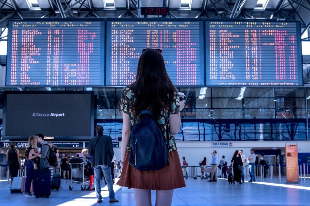 airport women travel